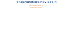 Desktop Screenshot of longaronefiere.hdvideo.it