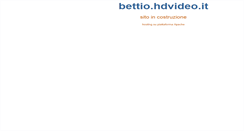 Desktop Screenshot of bettio.hdvideo.it